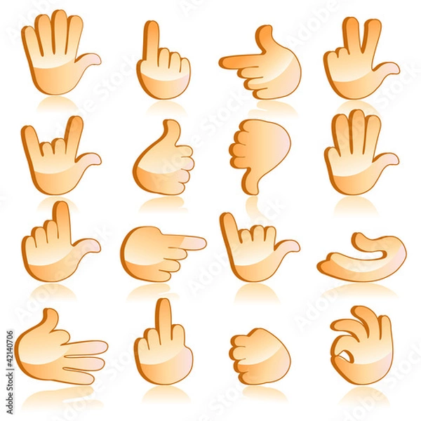 Fototapeta Hand Gesturing