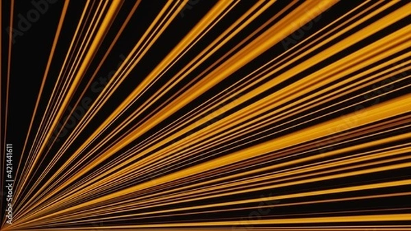 Fototapeta Orange and black texture abstract background linear wave voronoi magic noise wallpaper brick musgrave line gradient 4k hd high resolution stripes polygon colors stars clouds