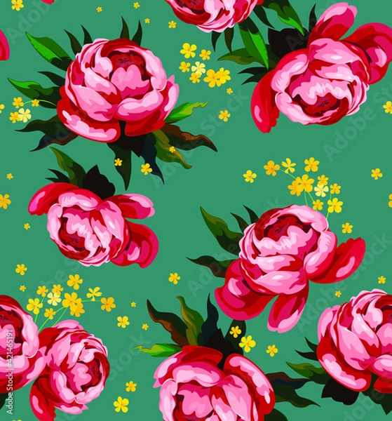 Obraz seamless pattern with flowers