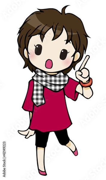 Obraz 私服　女性