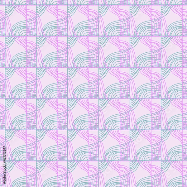 Obraz Seamless pattern with abstract geometric pattern.