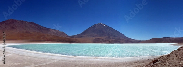 Fototapeta laguna verde