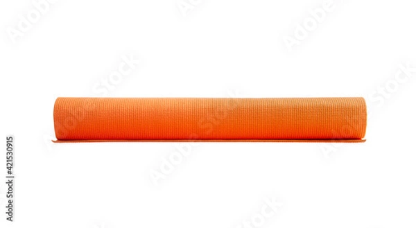Obraz one roll up the orange yoga mat