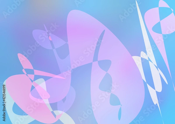 Obraz abstract shapes background