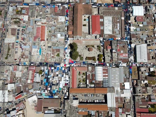 Obraz Día de mercado en Tecpán