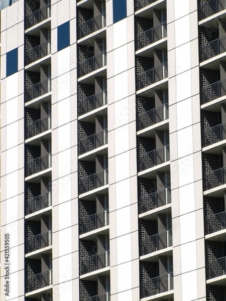 Fototapeta Abstract Architecture study in geometric lines and patterns