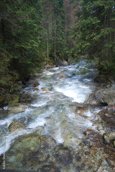 Obraz Tatry, Polska, Dolina pięciu stawów, Góry
