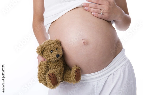 Obraz Babybauch & Teddy