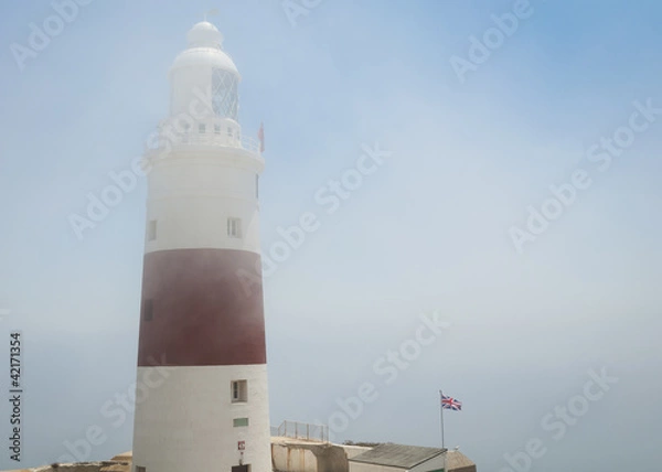 Obraz Gibraltar Lighthouse in the Mist