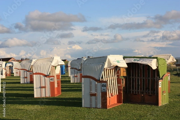 Fototapeta Strandkörbe