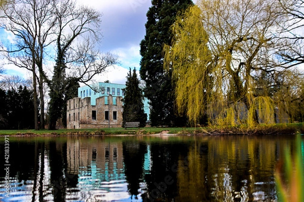 Obraz Schloß am Teich