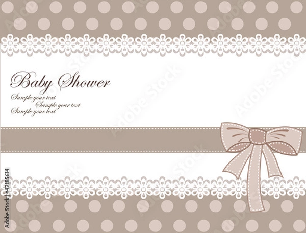 Obraz Baby shower card