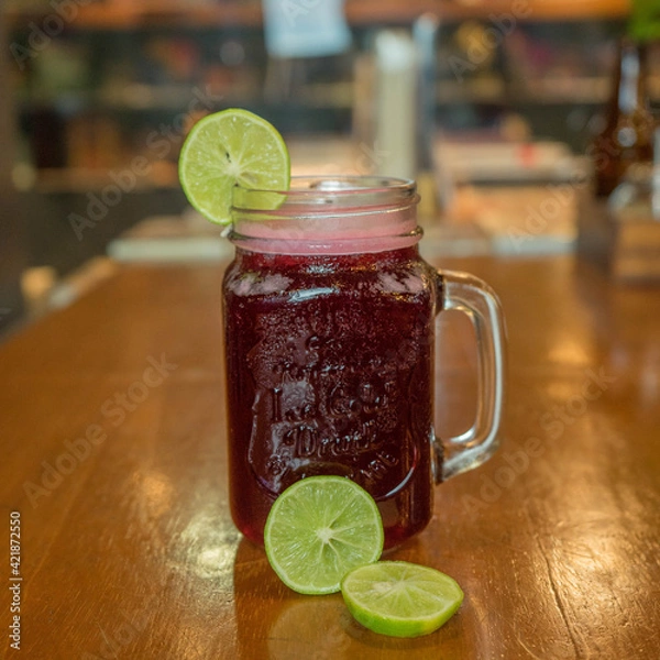 Obraz tea with lemon