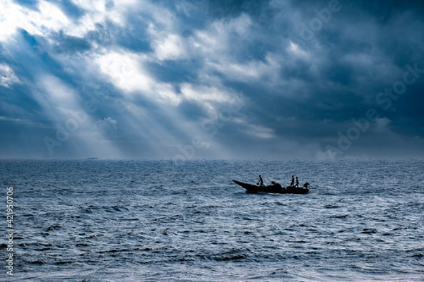 Obraz boat in the ocean