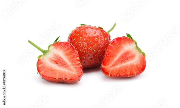 Fototapeta Section strawberries