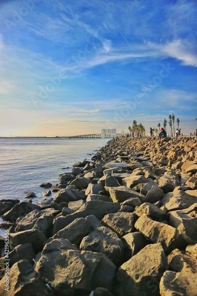 Obraz beach at sunset
