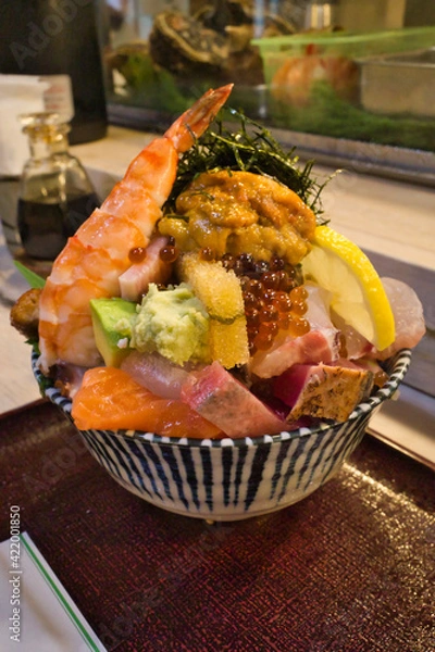 Obraz 豪快すぎる海鮮丼