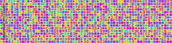 Fototapeta Abstract Geometric Pattern generative computational art illustration