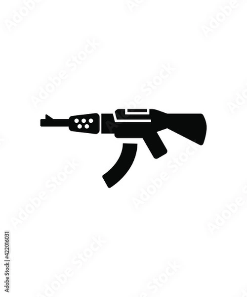 Fototapeta rifle icon,vector best flat icon.