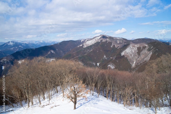 Obraz 冬の雪山２
