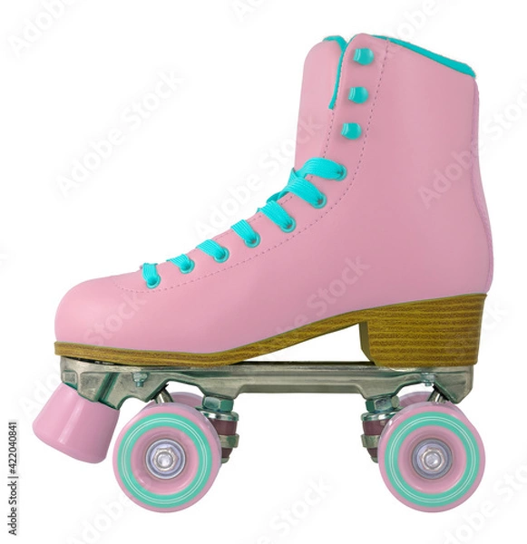 Obraz Pink Retro Roller Skate