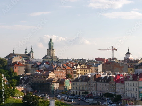 Obraz Lublin's old town landscape