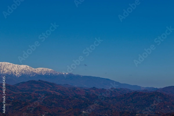 Obraz mountains and clouds