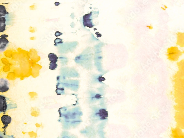 Fototapeta Dirty Asian Picture. Motley Brush Painting.