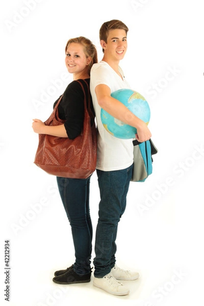 Obraz Studenten mit Globus 5.12