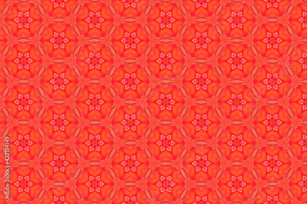 Fototapeta Colorful geometric abstract pattern for textile and design