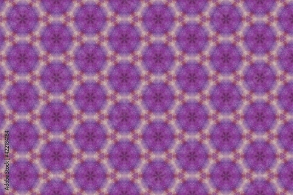 Fototapeta Colorful geometric abstract pattern for textile and design