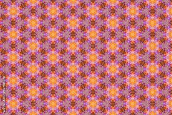 Fototapeta Colorful geometric abstract pattern for textile and design