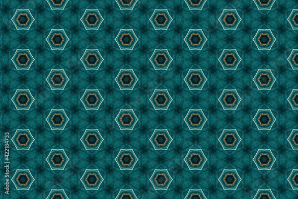 Fototapeta Colorful geometric abstract pattern for textile and design