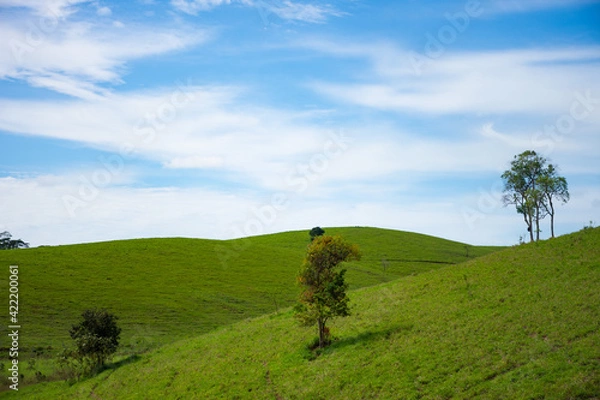 Obraz landscape blue sky clouds