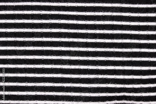 Obraz black and white fabric background