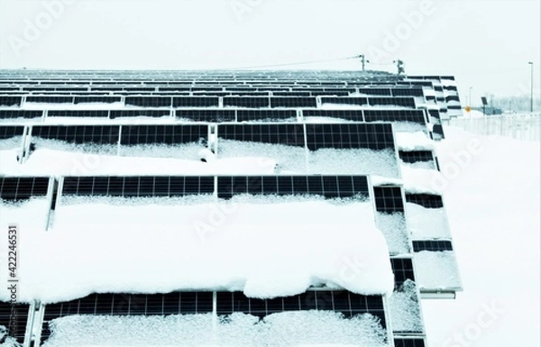 Obraz 冬期のソ—ラ—パネル