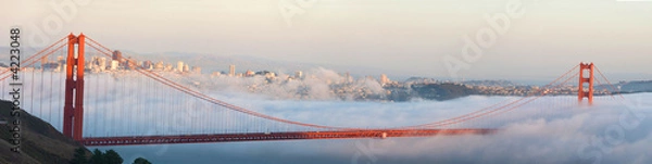 Obraz Most Golden Gate i panorama San Francisco