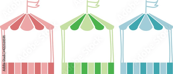 Obraz フランスマルシェ風フレーム