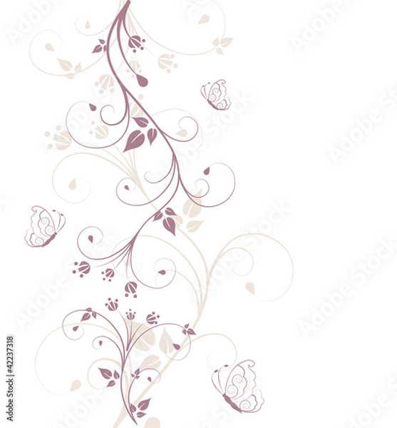 Obraz Beautiful, abstract floral background