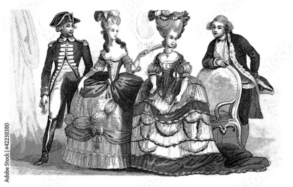Fototapeta Mode style Louis XVI - 18th century