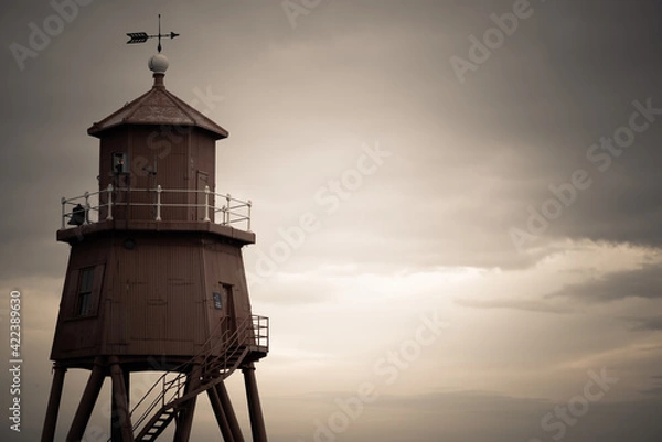 Obraz lighthouse at sunset