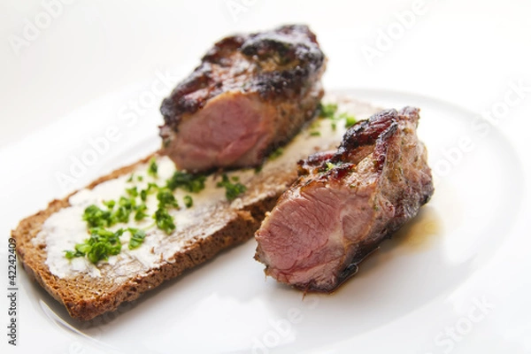 Fototapeta Lamb steak