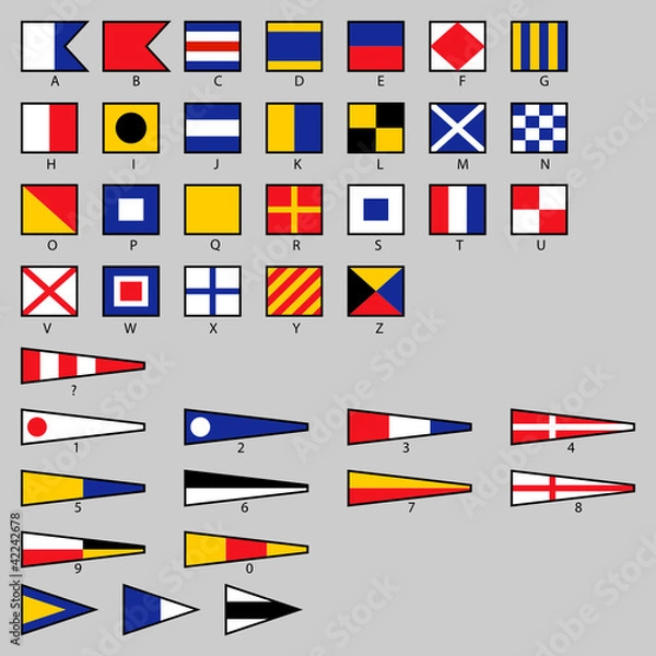 Fototapeta Sea flag