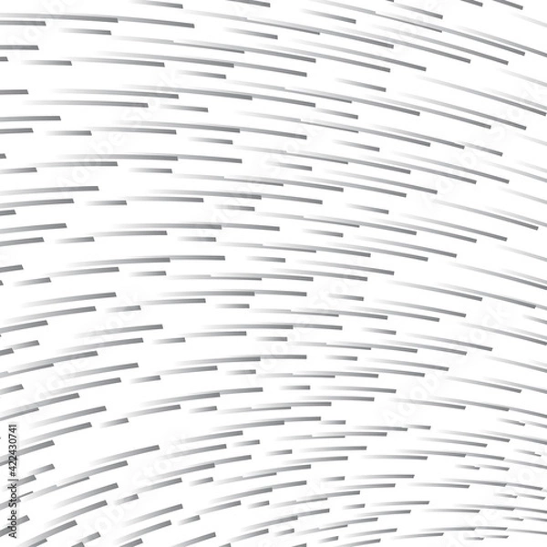 Obraz Black and white chaotic lines. Abstract pattern with speed lines. Vector stylish geometrical background for fabric, textile, design, packaging design