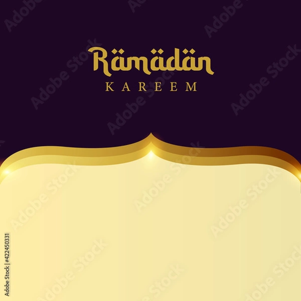 Obraz Editable instagram templates for promotions on the Ramadan. Layout design for marketing on social networks. Cover. Social media background.