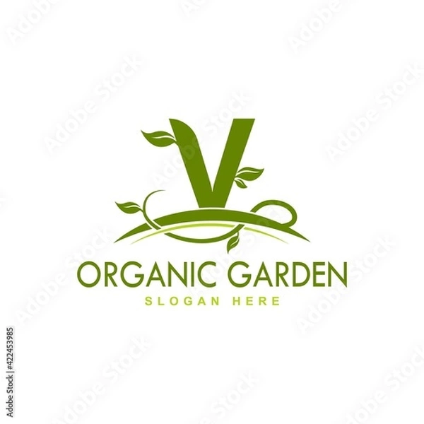 Fototapeta Alphabet template logo