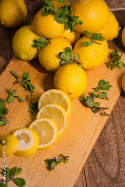 Obraz 山盛りのレモン