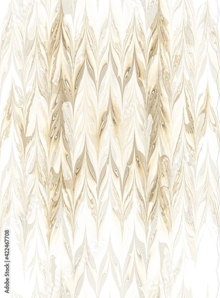 Fototapeta modern fashion coffee print, abstract pattern with fractal graphic elements