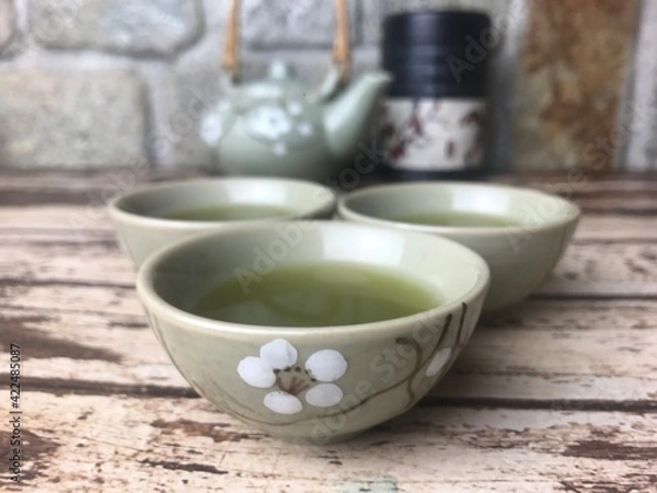 Obraz Matcha cup closeup