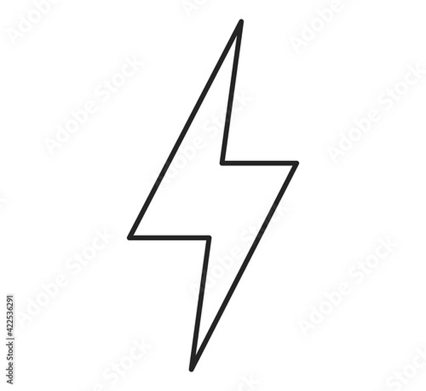 Obraz lighten illustration icon for web